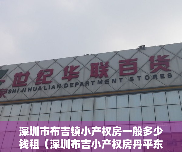 深圳市布吉镇小产权房一般多少钱租（深圳布吉小产权房丹平东《嘉宸公馆》万科集团旧改规划中 3号线丹竹头地铁口 直达平湖福田罗湖南山 布吉高级中学，沙湾中学，沙西小学）