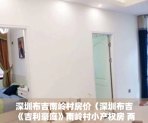 深圳布吉南岭村房价（深圳布吉《吉利豪庭》南岭村小产权房 两梯四户精装电梯房总价35W起）