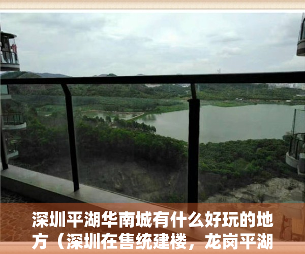 深圳平湖华南城有什么好玩的地方（深圳在售统建楼，龙岗平湖华南城·和枫公馆，华南城260万㎡商贸大城全系配套 集体大红本性质 10号线华南城地铁站 深圳小产权交易）