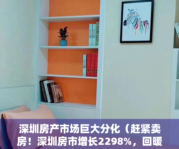 深圳房产市场巨大分化（赶紧卖房！深圳房市增长2298%，回暖火爆）