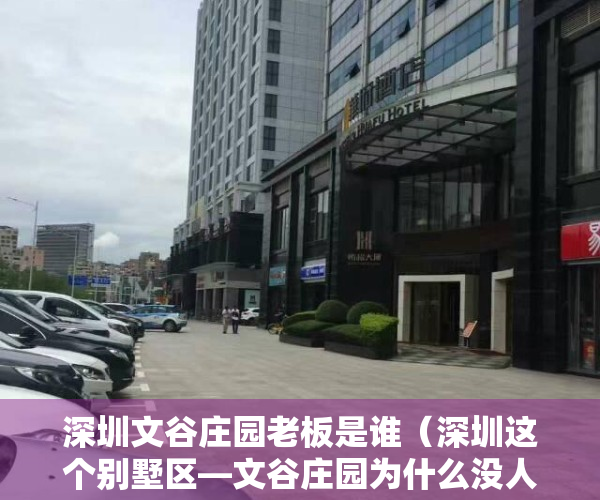 深圳文谷庄园老板是谁（深圳这个别墅区—文谷庄园为什么没人住？（详解））