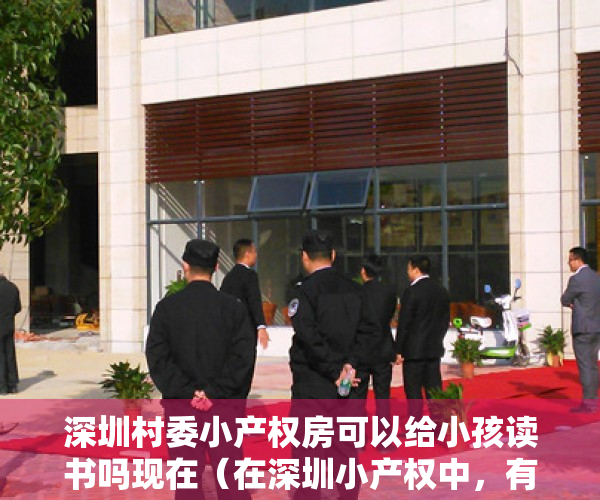 深圳村委小产权房可以给小孩读书吗现在（在深圳小产权中，有的村委房可以过户，有的为什么不行？）