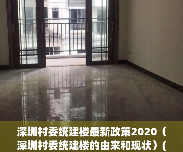 深圳村委统建楼最新政策2020（深圳村委统建楼的由来和现状）(深圳村委统建楼网)