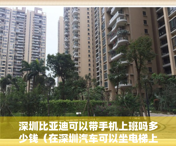 深圳比亚迪可以带手机上班吗多少钱（在深圳汽车可以坐电梯上楼了？比亚迪已经入驻！）