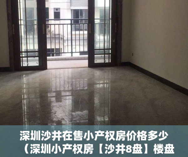 深圳沙井在售小产权房价格多少（深圳小产权房【沙井8盘】楼盘⑧：星河御府旁精装两房总价708万起‼️楼盘⑦）