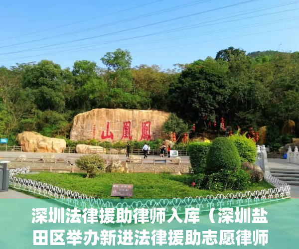 深圳法律援助律师入库（深圳盐田区举办新进法律援助志愿律师培训）(深圳法律援助律师要求)