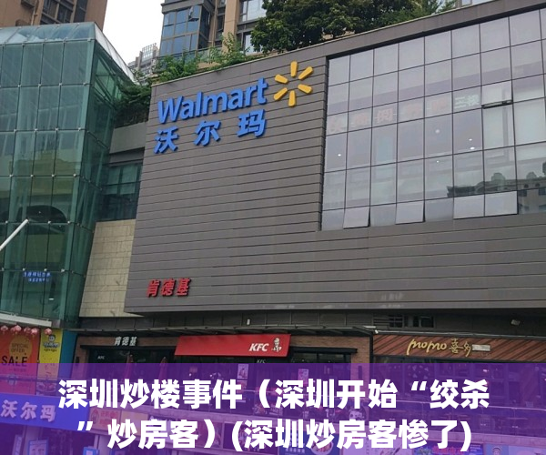 深圳炒楼事件（深圳开始“绞杀”炒房客）(深圳炒房客惨了)