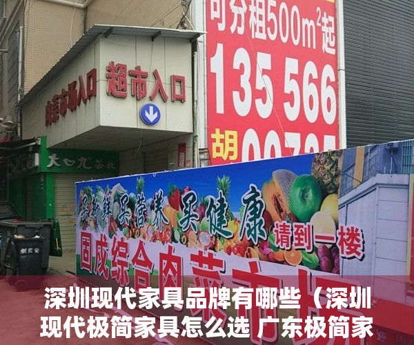 深圳现代家具品牌有哪些（深圳现代极简家具怎么选 广东极简家具去哪买）