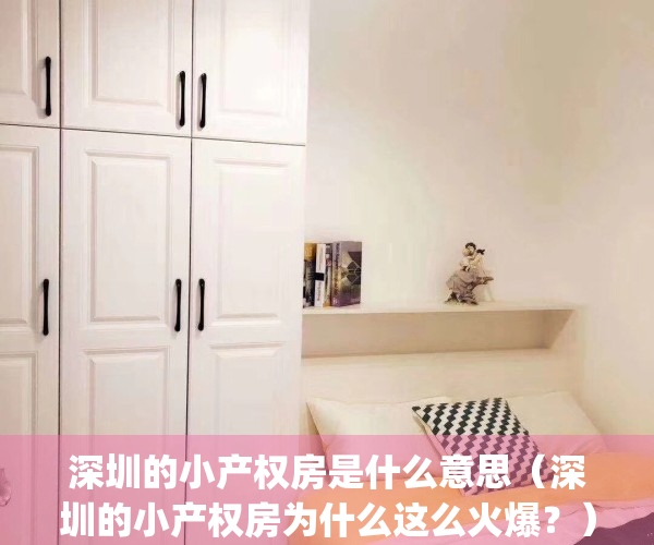 深圳的小产权房是什么意思（深圳的小产权房为什么这么火爆？）(深圳小产权房利弊)