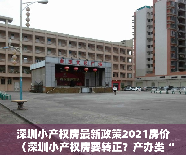 深圳小产权房最新政策2021房价（深圳小产权房要转正？产办类“小产权”只要补缴地价50%）
