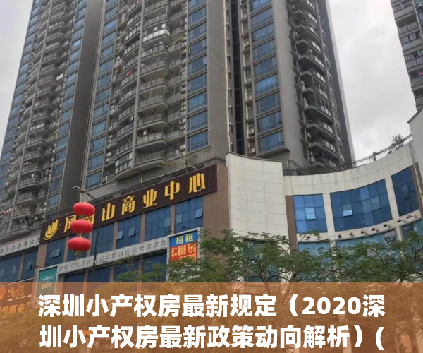 深圳小产权房最新规定（2020深圳小产权房最新政策动向解析）(深圳小产权的政策)