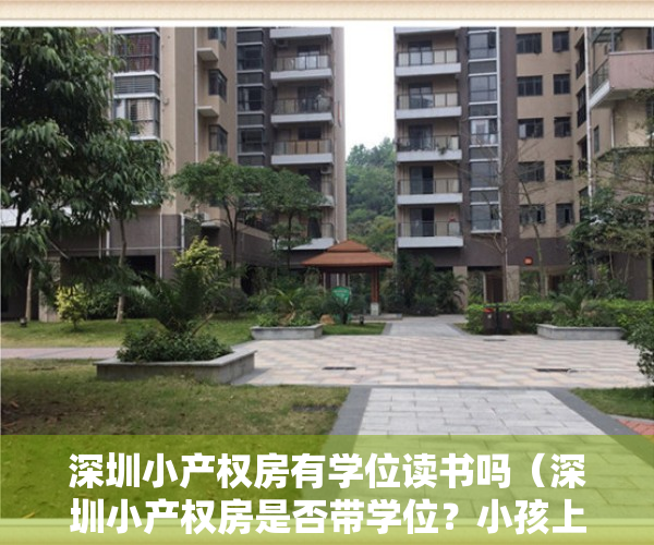 深圳小产权房有学位读书吗（深圳小产权房是否带学位？小孩上学问题该怎么解决？）