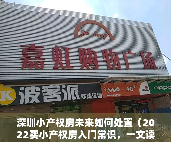深圳小产权房未来如何处置（2022买小产权房入门常识，一文读懂深圳小产权房市场现状，避坑秘籍！）