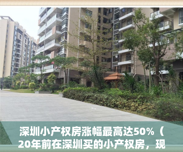 深圳小产权房涨幅最高达50%（20年前在深圳买的小产权房，现在能卖多少钱）