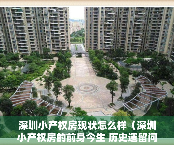 深圳小产权房现状怎么样（深圳小产权房的前身今生 历史遗留问题的由来）
