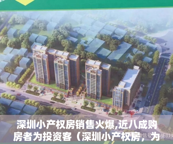 深圳小产权房销售火爆,近八成购房者为投资客（深圳小产权房，为何销售依然火爆。）