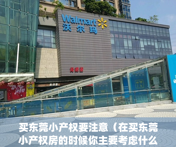 买东莞小产权要注意（在买东莞小产权房的时候你主要考虑什么呢？）(在东莞买小产权房好吗)