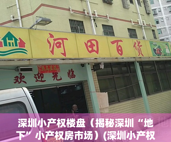 深圳小产权楼盘（揭秘深圳“地下”小产权房市场）(深圳小产权小区排名)