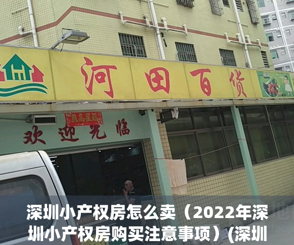 深圳小产权房怎么卖（2022年深圳小产权房购买注意事项）(深圳小产权的交易流程)
