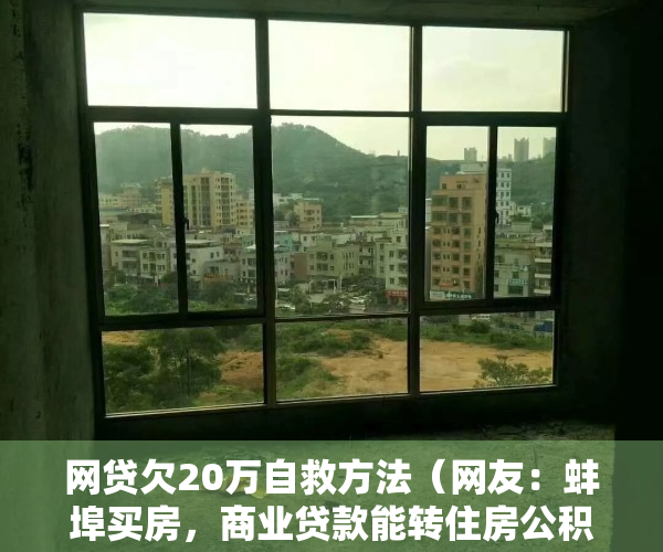 网贷欠20万自救方法（网友：蚌埠买房，商业贷款能转住房公积金贷款吗？）
