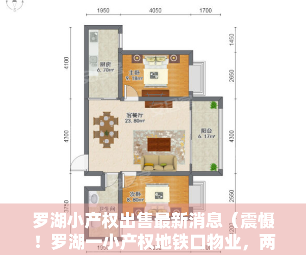 罗湖小产权出售最新消息（震慑！罗湖一小产权地铁口物业，两房只要60多万！）