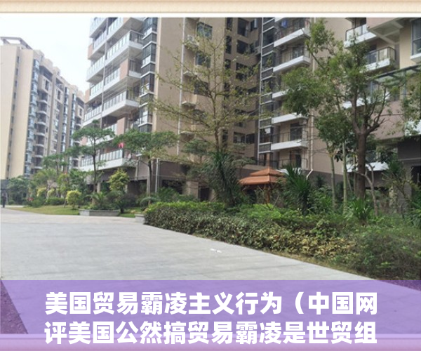美国贸易霸凌主义行为（中国网评美国公然搞贸易霸凌是世贸组织中最“不守规矩者”）