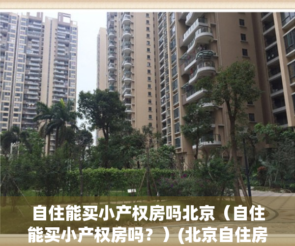 自住能买小产权房吗北京（自住能买小产权房吗？）(北京自住房可以出租么)