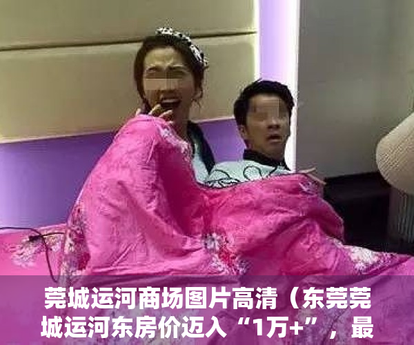 莞城运河商场图片高清（东莞莞城运河东房价迈入“1万+”，最贵的小区均价超过4万平）