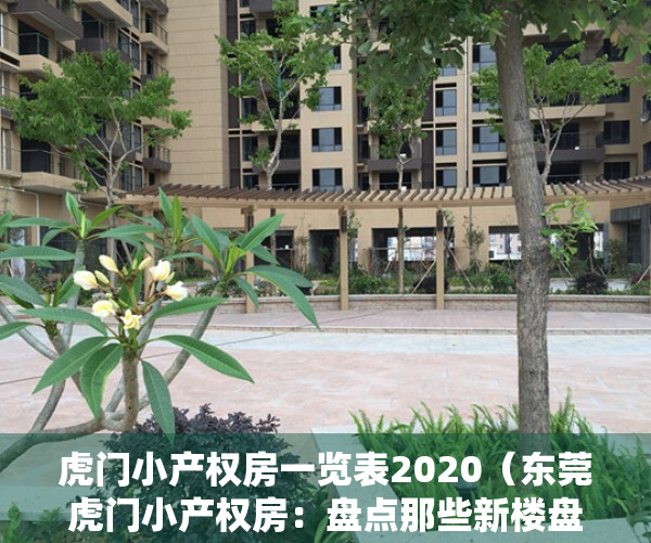 虎门小产权房一览表2020（东莞虎门小产权房：盘点那些新楼盘都是什么价格！）