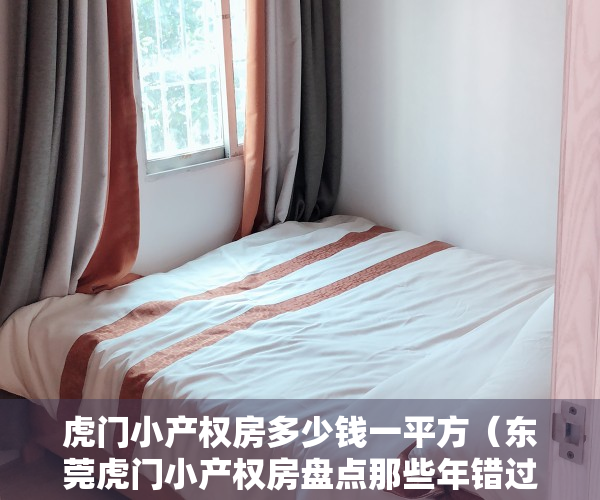 虎门小产权房多少钱一平方（东莞虎门小产权房盘点那些年错过的优质楼盘，现在的价格你后悔吗）