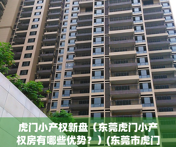虎门小产权新盘（东莞虎门小产权房有哪些优势？）(东莞市虎门镇小产权房价格)