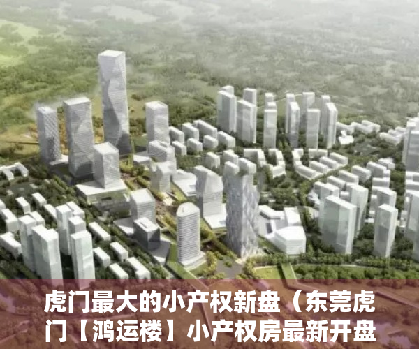虎门最大的小产权新盘（东莞虎门【鸿运楼】小产权房最新开盘 单价3888元起）