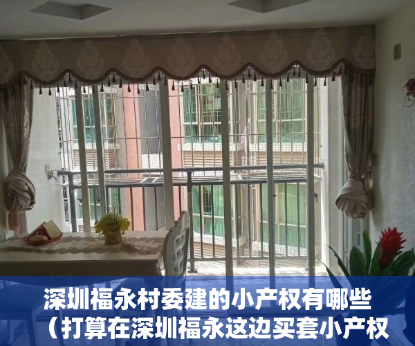 深圳福永村委建的小产权有哪些（打算在深圳福永这边买套小产权来自住，小产权现在也要一百多万才能买到，现在的情况花这么多钱买有意义吗？）