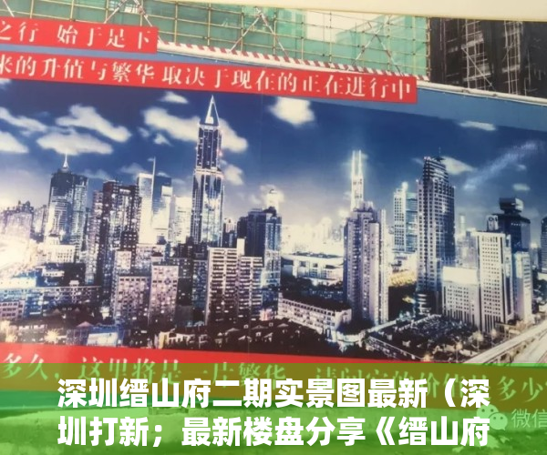 深圳缙山府二期实景图最新（深圳打新；最新楼盘分享《缙山府二期2星河荣御3电建洺悦鹏著花园》价格户型详情！）