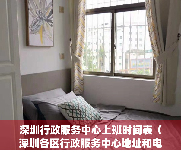 深圳行政服务中心上班时间表（深圳各区行政服务中心地址和电话）(深圳行政服务大厅咨询电话)