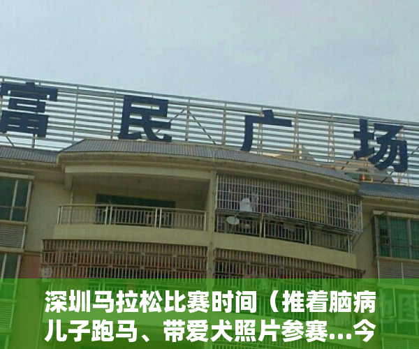 深圳马拉松比赛时间（推着脑病儿子跑马、带爱犬照片参赛…今年的深圳马拉松好有爱！）