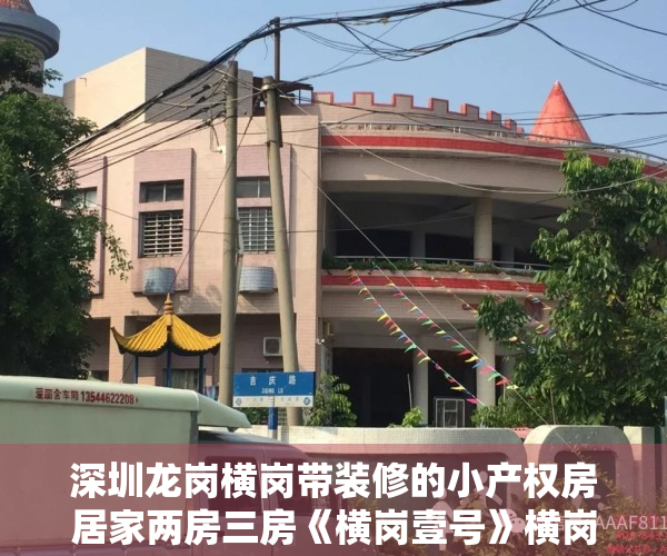 深圳龙岗横岗带装修的小产权房居家两房三房《横岗壹号》横岗大康社区旧改范围，双地铁口历史遗留宅基地，大型免费停车场 己通天然气