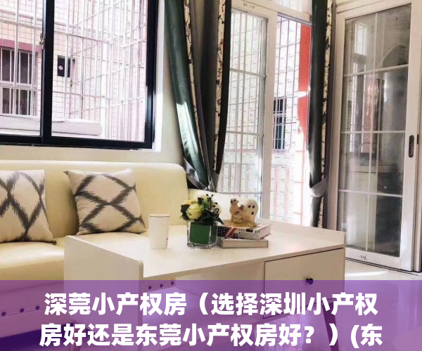 深莞小产权房（选择深圳小产权房好还是东莞小产权房好？）(东莞和深圳的小产权房可以买吗?)