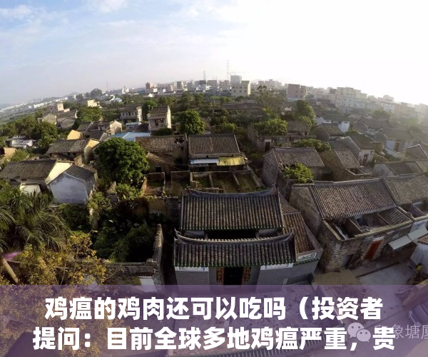 鸡瘟的鸡肉还可以吃吗（投资者提问：目前全球多地鸡瘟严重，贵公司有采取什么积极的应对措施吗？截止目）