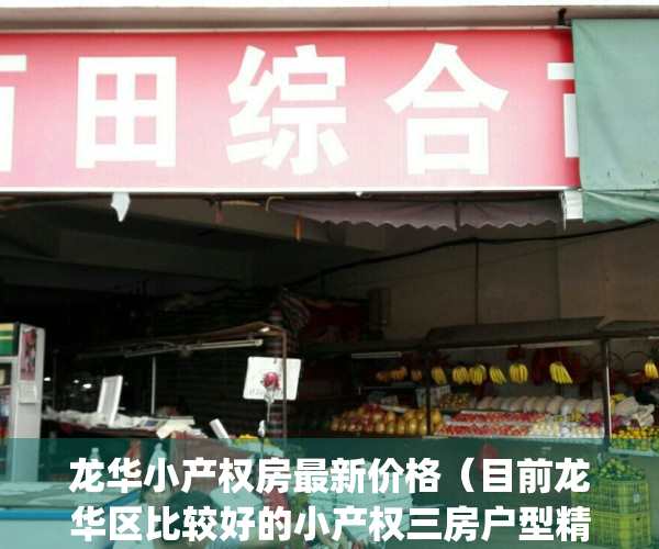 龙华小产权房最新价格（目前龙华区比较好的小产权三房户型精选！）(龙华小产权房出售新房)