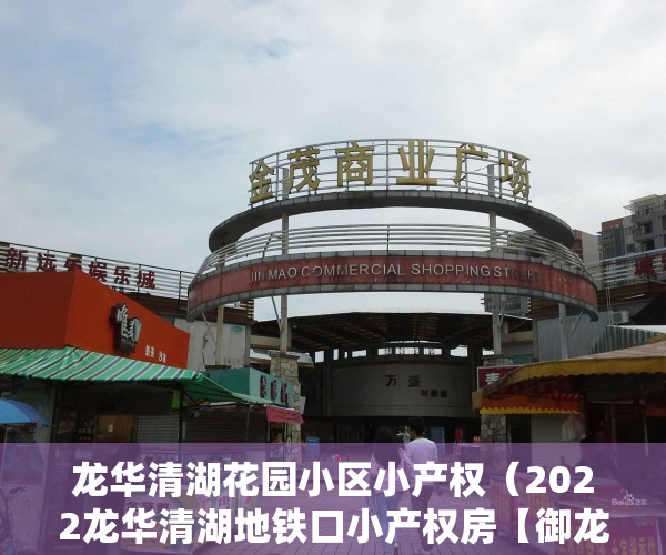龙华清湖花园小区小产权（2022龙华清湖地铁口小产权房【御龙名邸】地铁口300米）