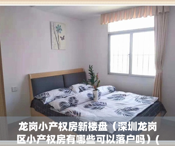 龙岗小产权房新楼盘（深圳龙岗区小产权房有哪些可以落户吗）(龙岗小产权房出售新房)