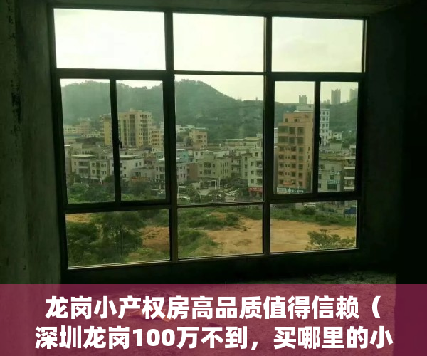 龙岗小产权房高品质值得信赖（深圳龙岗100万不到，买哪里的小产权房性价比高）