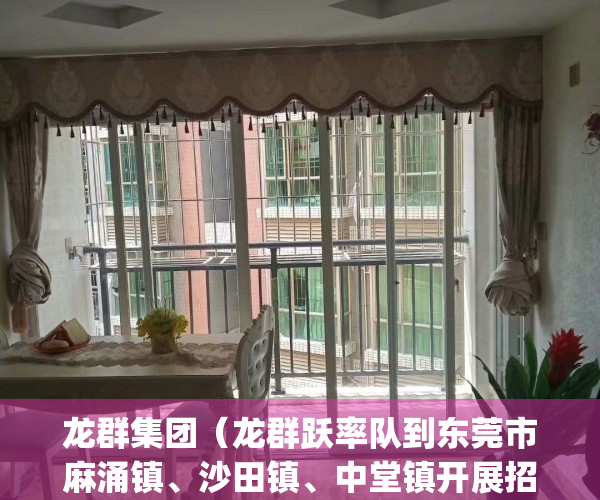龙群集团（龙群跃率队到东莞市麻涌镇、沙田镇、中堂镇开展招商考察）(龙群度假村地址)