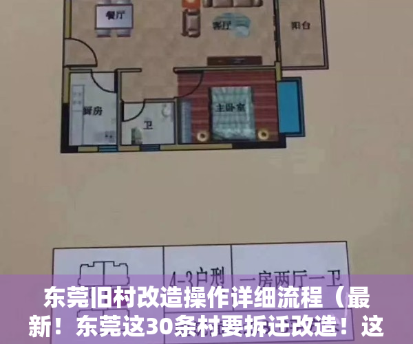 东莞旧村改造操作详细流程（最新！东莞这30条村要拆迁改造！这次轮到你村了没？）