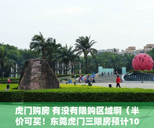 虎门购房 有没有限购区域啊（半价可买！东莞虎门三限房预计10月开盘）