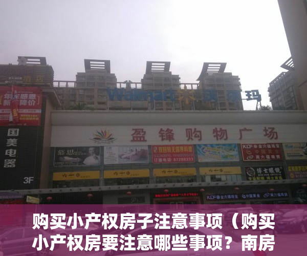 购买小产权房子注意事项（购买小产权房要注意哪些事项？南房叔为您解读）