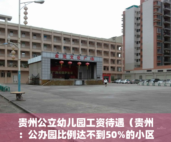 贵州公立幼儿园工资待遇（贵州：公办园比例达不到50%的小区 配套幼儿园必须办成公办园）
