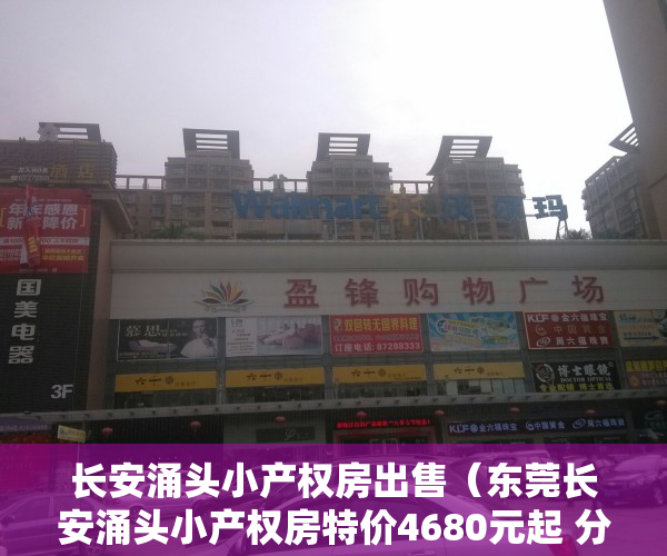 长安涌头小产权房出售（东莞长安涌头小产权房特价4680元起 分期5年）