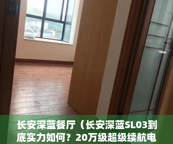 长安深蓝餐厅（长安深蓝SL03到底实力如何？20万级超级续航电动车！）(长安蓝动版报价及图片)